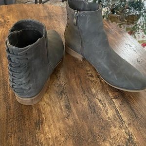 Woman’s Gray Booties. Size 9